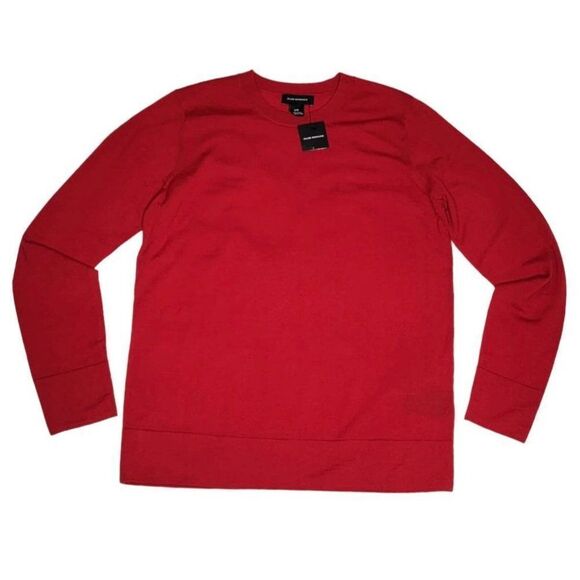 Club Monaco Women's Mackenzie Sweater 100% Wool, Color Red, US Size L/G - Picture 1 of 5